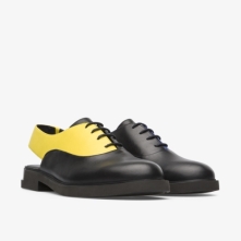 Camper Twins Womens Formal Shoes US-28994 Black / Blue / Yellow Online